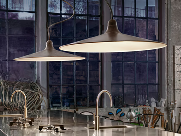 SASSMAÒR - LED aluminium pendant lamp by Aldo Bernardi - view 2